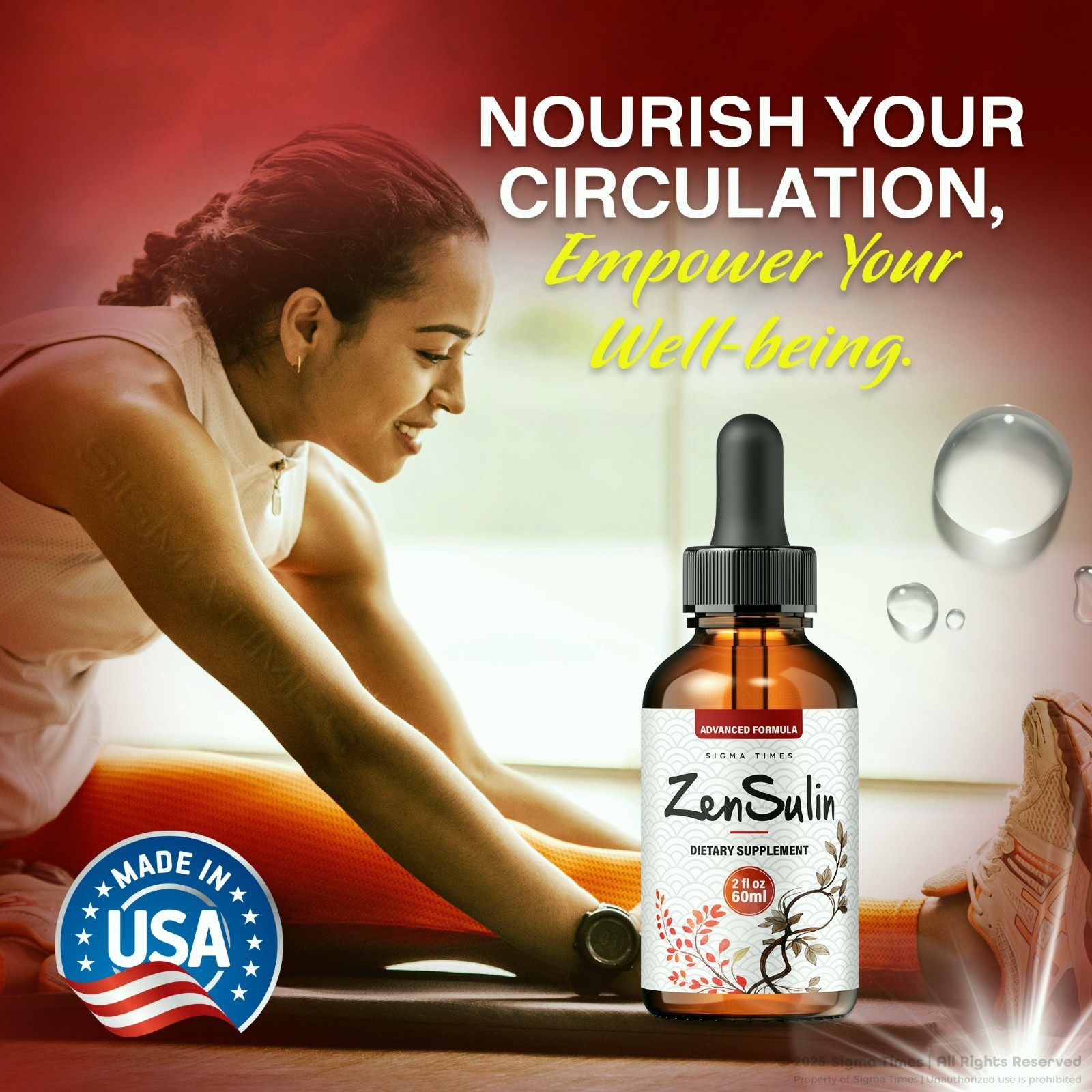ZenSulin Drops – Zen Sulin Premium Blood Health Support Formula (30 servs.)