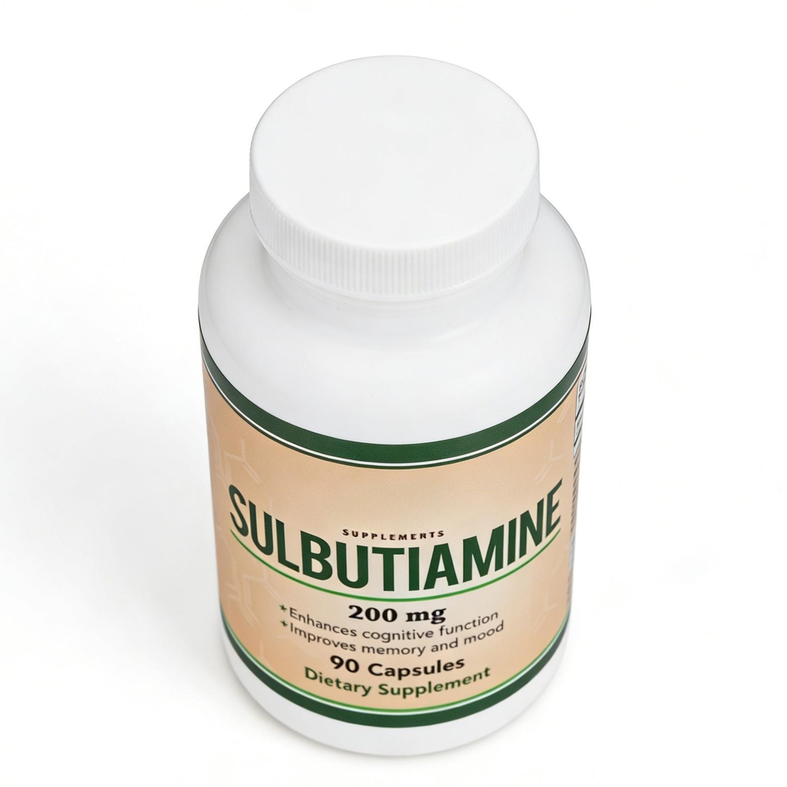 2 X Sulbutiamine, 90 X 200mg Capsules – Memory, Mood, Cognitive Nootropic Supple