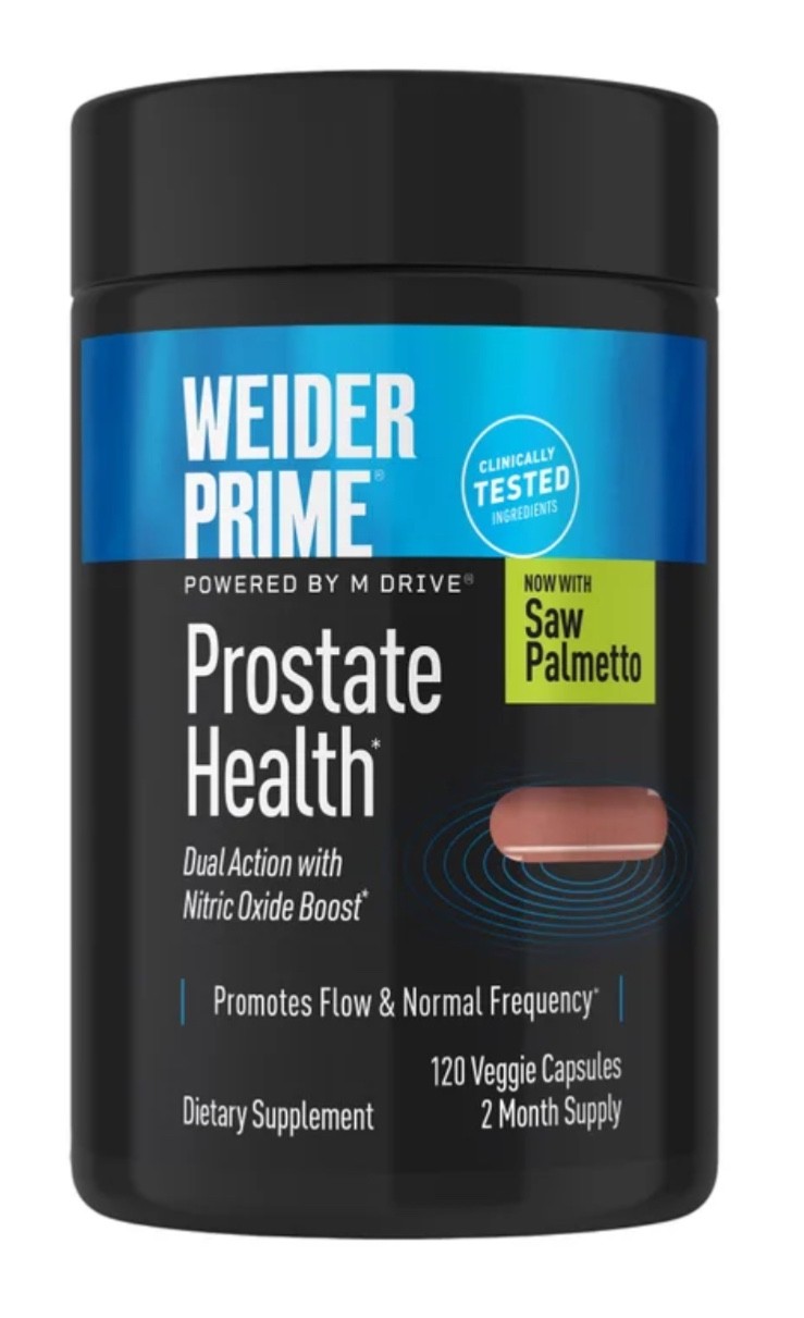 2XWeider Prime Prostate Health 120 Capsules Supplement w/ Saw Palmetto Exp 11/27