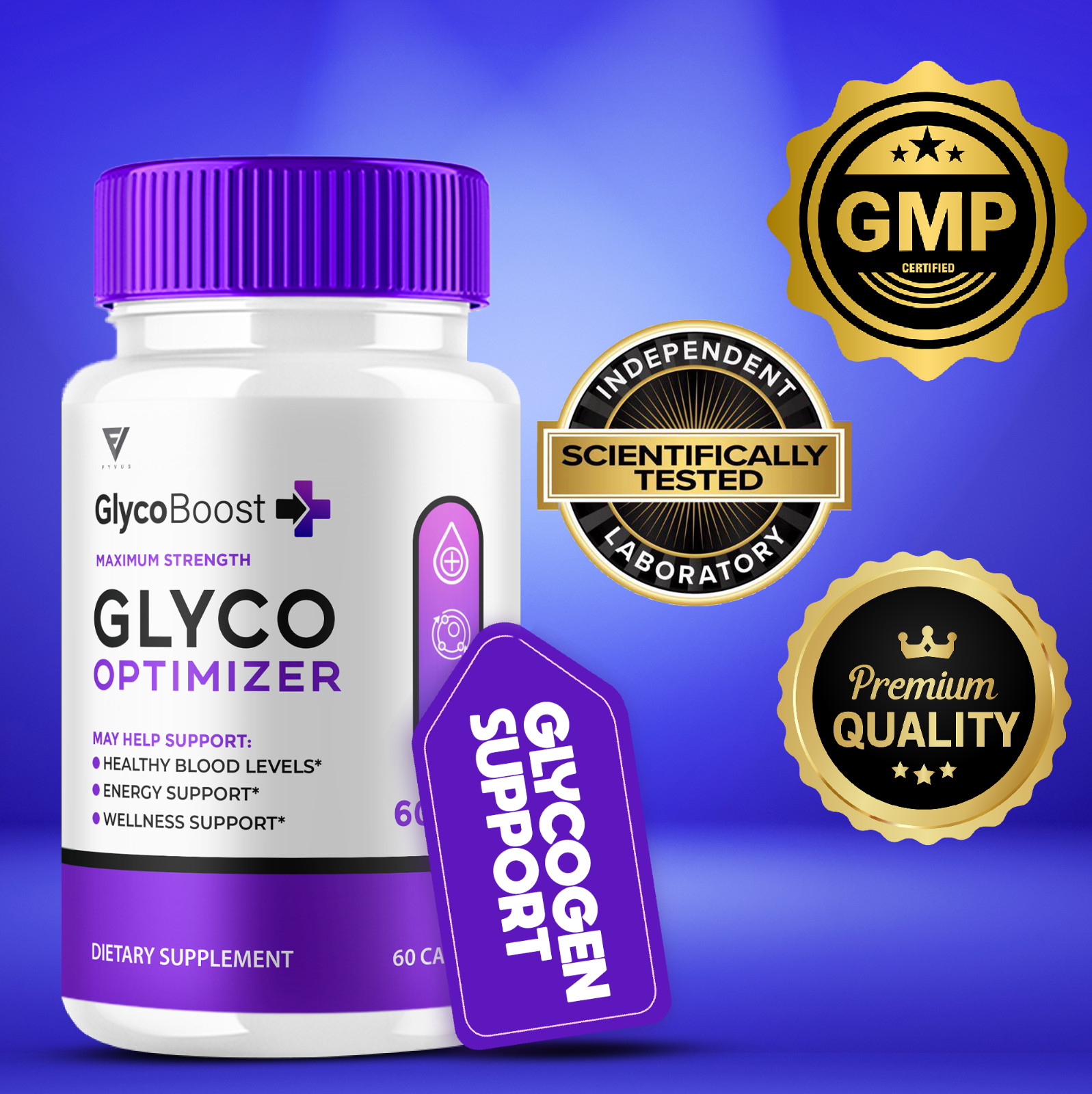 (3 Pack) GlycoBoost Glyco Optimizer Advanced Blood Support Review (180 Capsules)