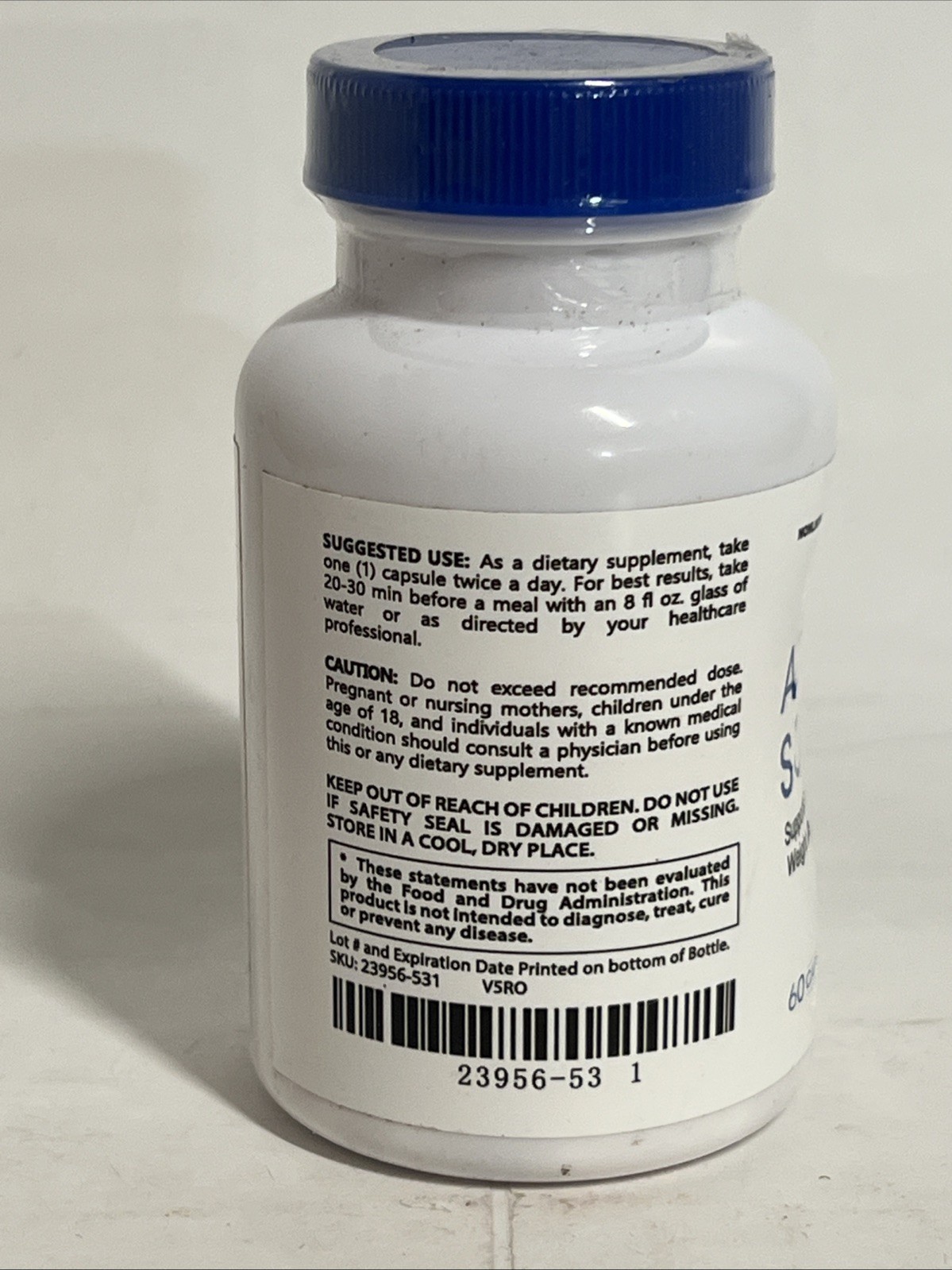 Aqua Sculpt Pills AquaSculpt Capsules Weight Management – 60 Capsules Exp 4/27