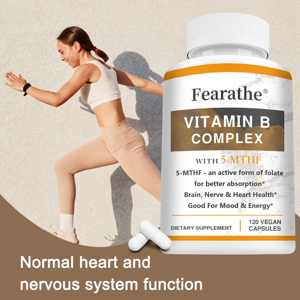 Vitamin B Complex – Max Absorption – B1,B2,B3,B5,B6,B7,B9,B12