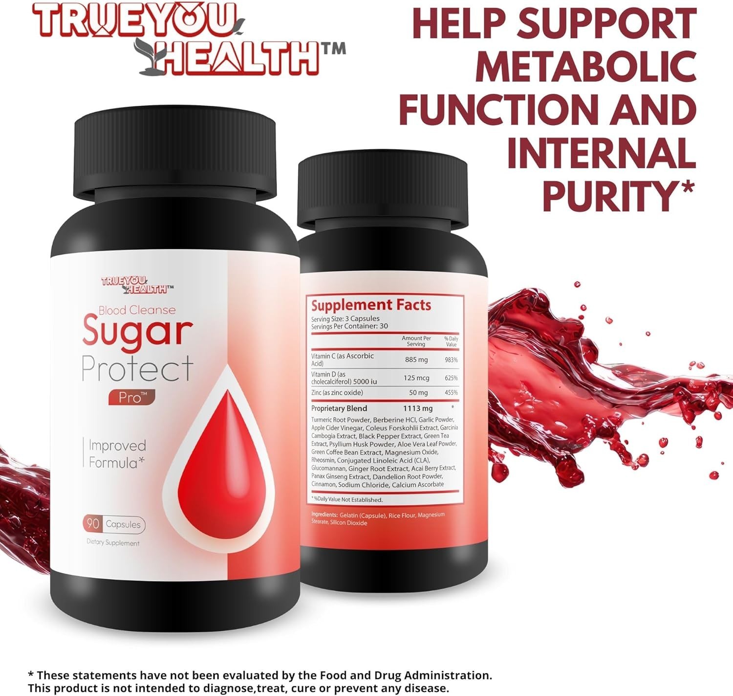 BLOOD CLEANSE SUGAR PROTECT PRO CLEANSE PANCREAS GUT CLEANSING, BLOODFLOW HEALTH