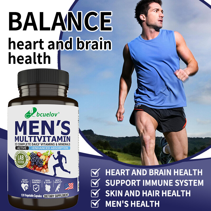 Multi Vitamin for Men Capsules Mens Prostate Multivitamin Multimineral 900mcg