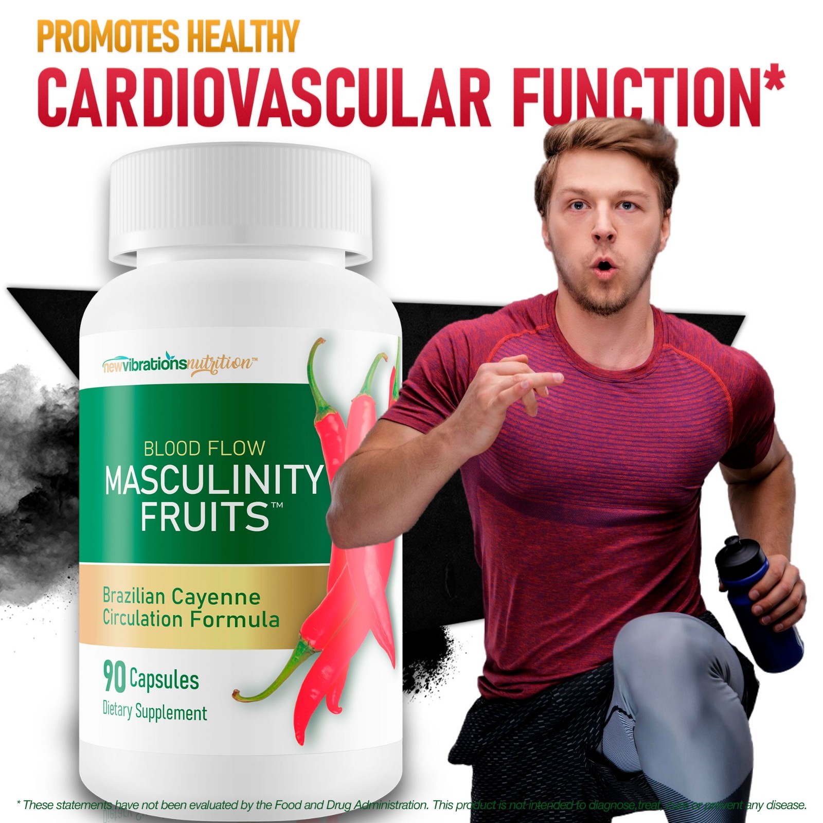 Masculinity Fruits for Bloodflow – Mens Brazilian Blood Circulation Supplement