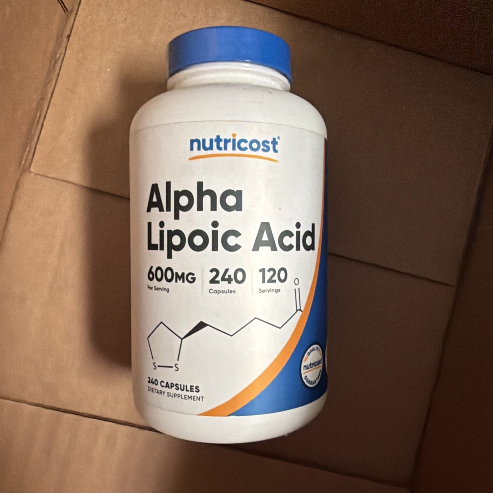Nutricost Alpha Lipoic Acid – 600mg Per Serving – 240 Capsules
