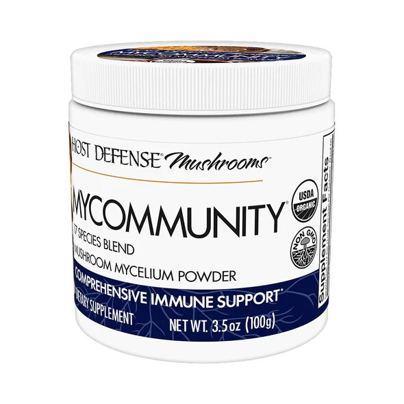 Host Defense MyCommunity Immune Support Powder Fungi Perfecti 3.5 oz