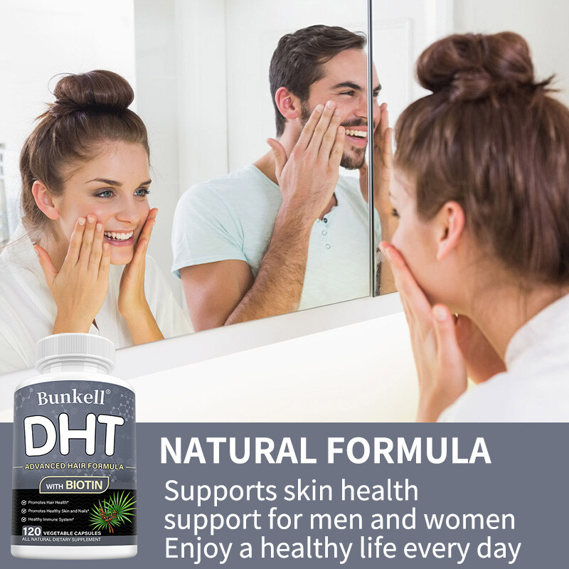 DHT Blocker with Biotin – Boosts Hair Growth & New Follicle Growth