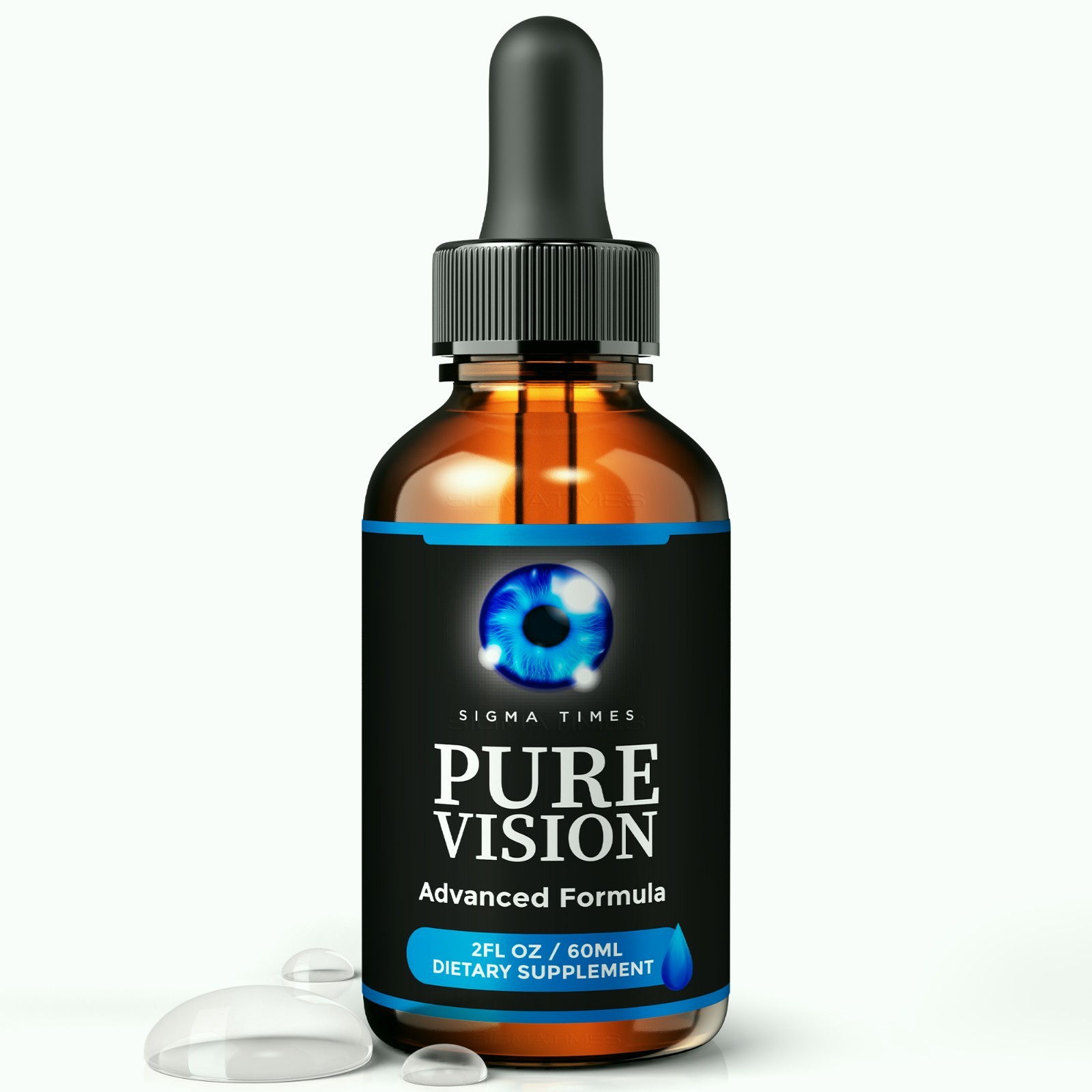 Pure Vision Drops – Oral Drops for Eye Health & Vision Support (30 servs.)