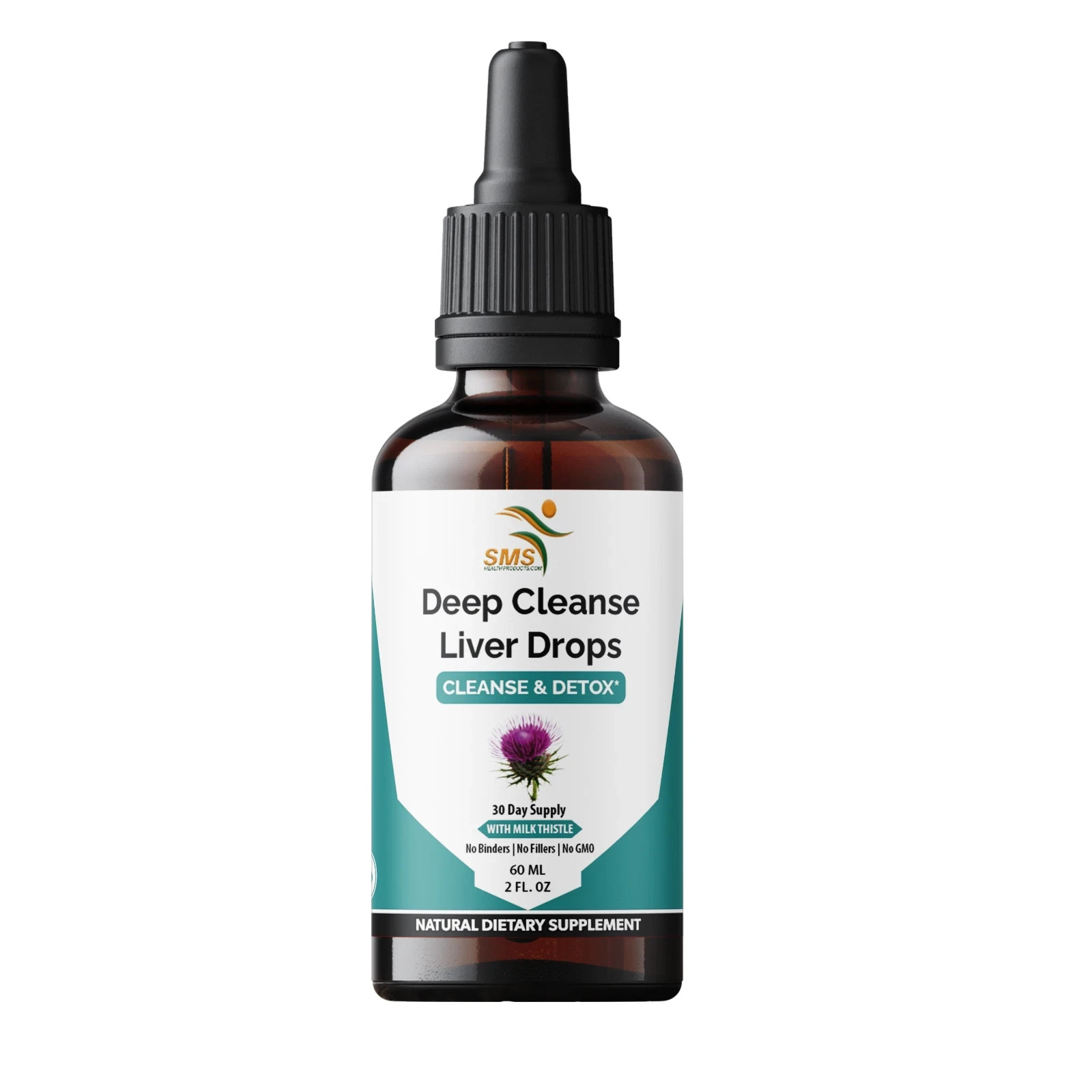 Deep Liver Cleanse Drops, Detox & Repair with Milk Thistle, Turmeric & Artichoke