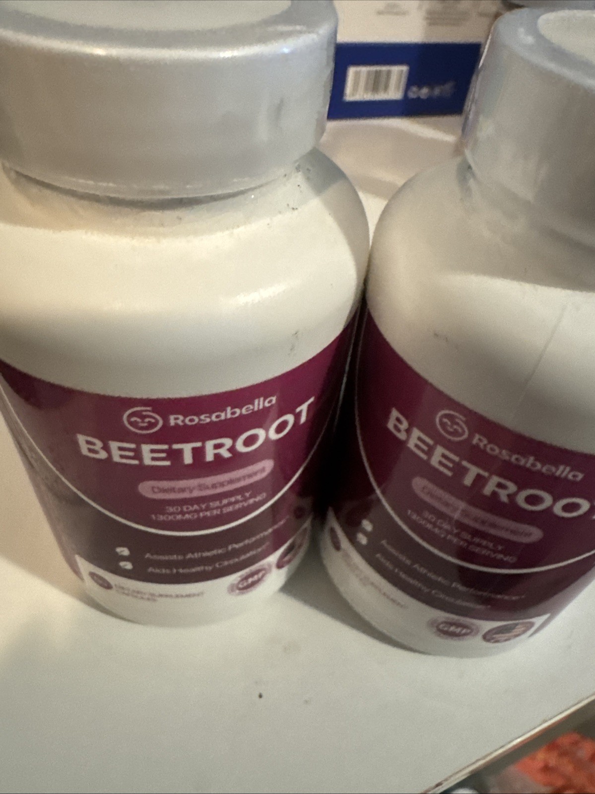 2 Rosabella Beetroot Capsules Organic Powder Athletic Circulation 60 Count GMP