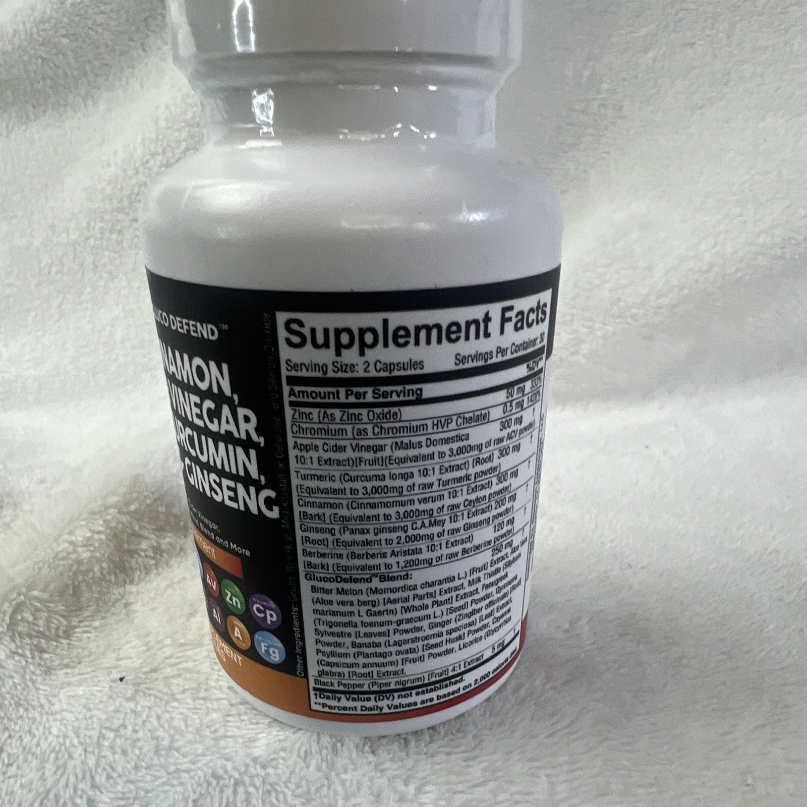 Clean Nutraceuticals Gluco Defend Blood Sugar Support 60 Caps EXP 08/2026