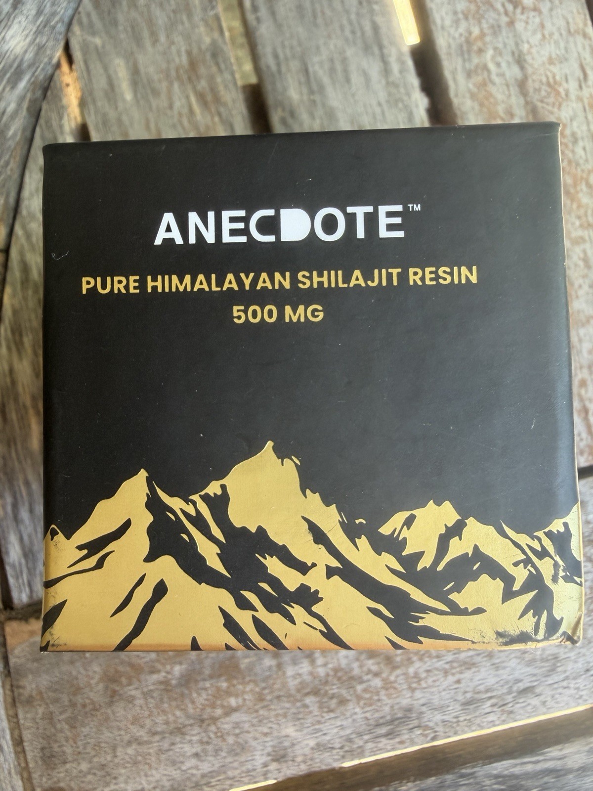 Anecdote Pure Himalayan Shilajit Resin 500mg 3rd Party Lab Tested 30 Sachets