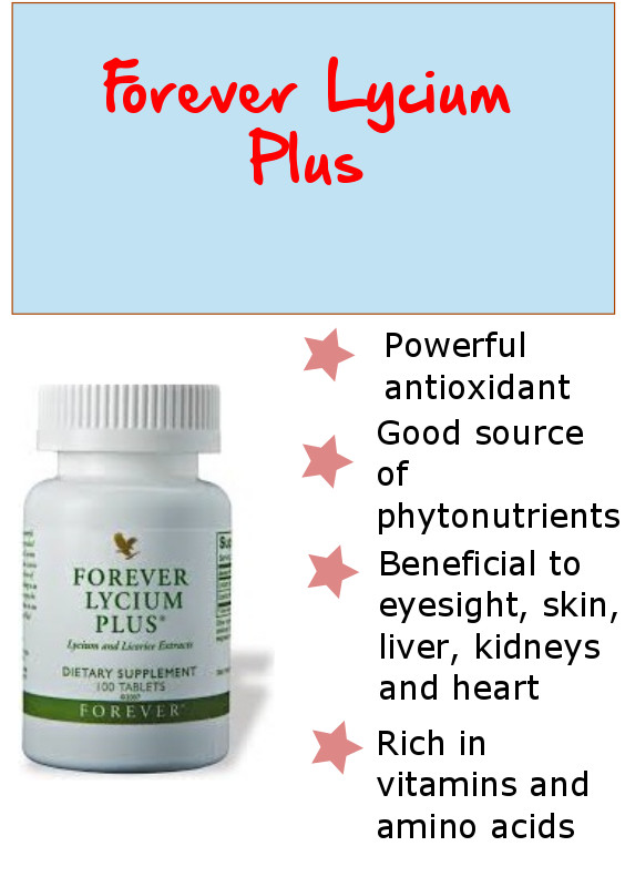 2 bottles Forever LYCIUM Plus 100 tabl.ea. Eyesight, Skin HALAL / KOSHER
