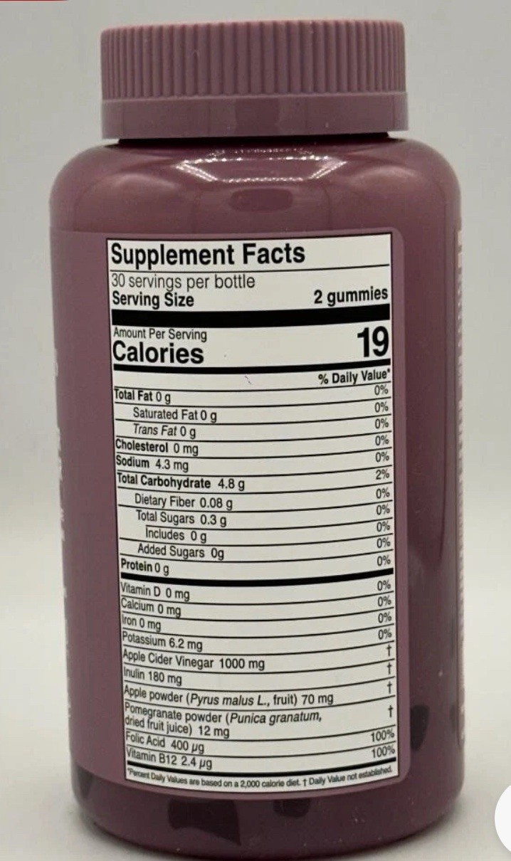 FARMASI Nutriplus Gummies – Apple Cider Vinegar 60 Gummies