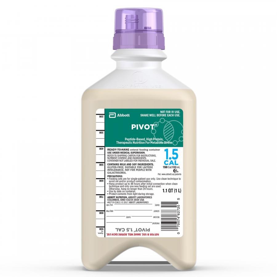 Abbott Pivot 1.5 Cal Tube Feeding Formula Adult 1500 Calories 33.8 oz. bottle, 1
