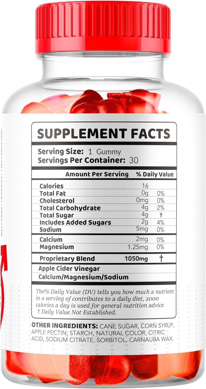 Valdivia Vital Surge MAX 30 Gummies Men’s Health Supplement Made in USA Male