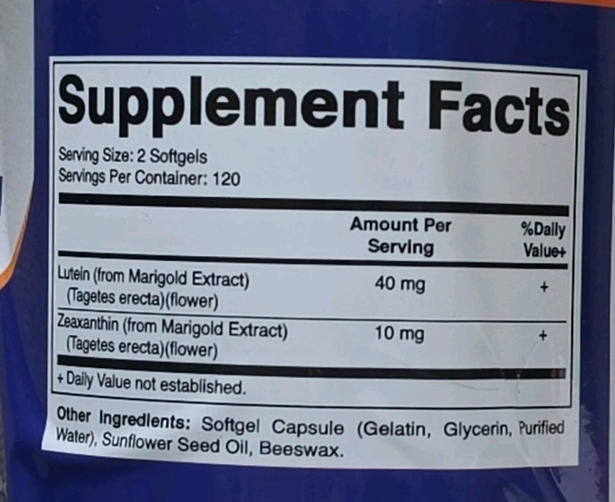 Vitamatic Lutein 40mg with Zeaxanthin 10mg, Eye Health, 240 Softgels
