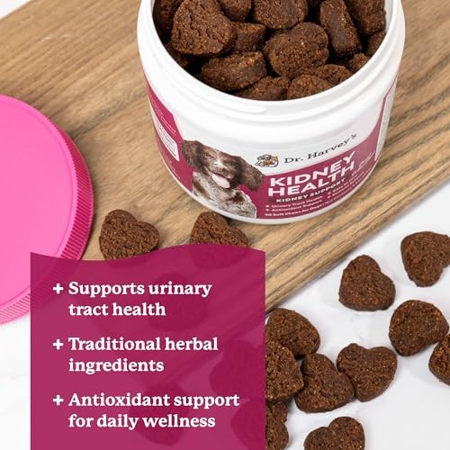Dr. Harvey’s Kidney Health Soft Chews for Dogs, Urinary Tract & Antioxidant