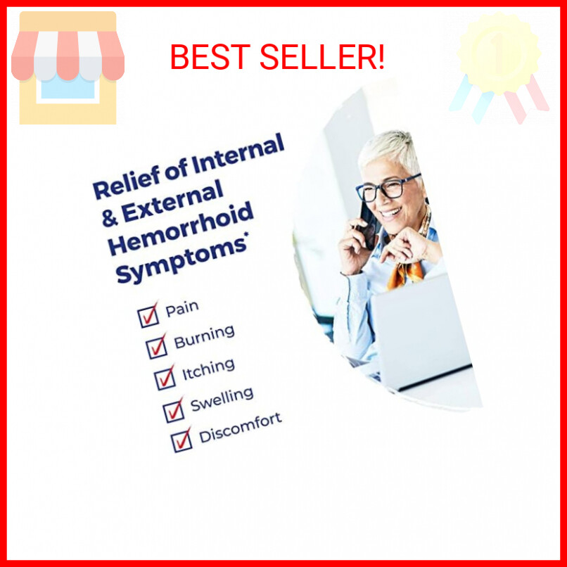 Boiron HemCalm Suppositories for Hemorrhoid Relief of Pain, Itching, Swelling or