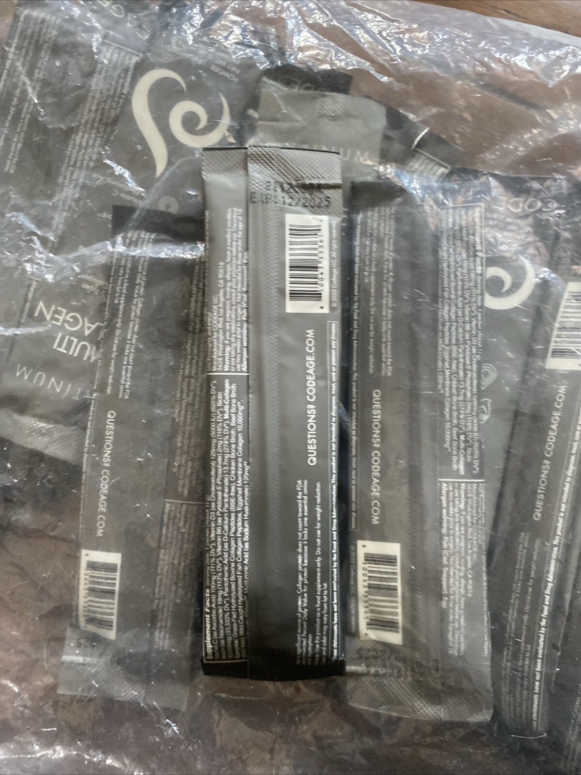 Codeage Multi Collagen and Biotin 10,000 mcg + Multivitamin, 27 Powder Packets