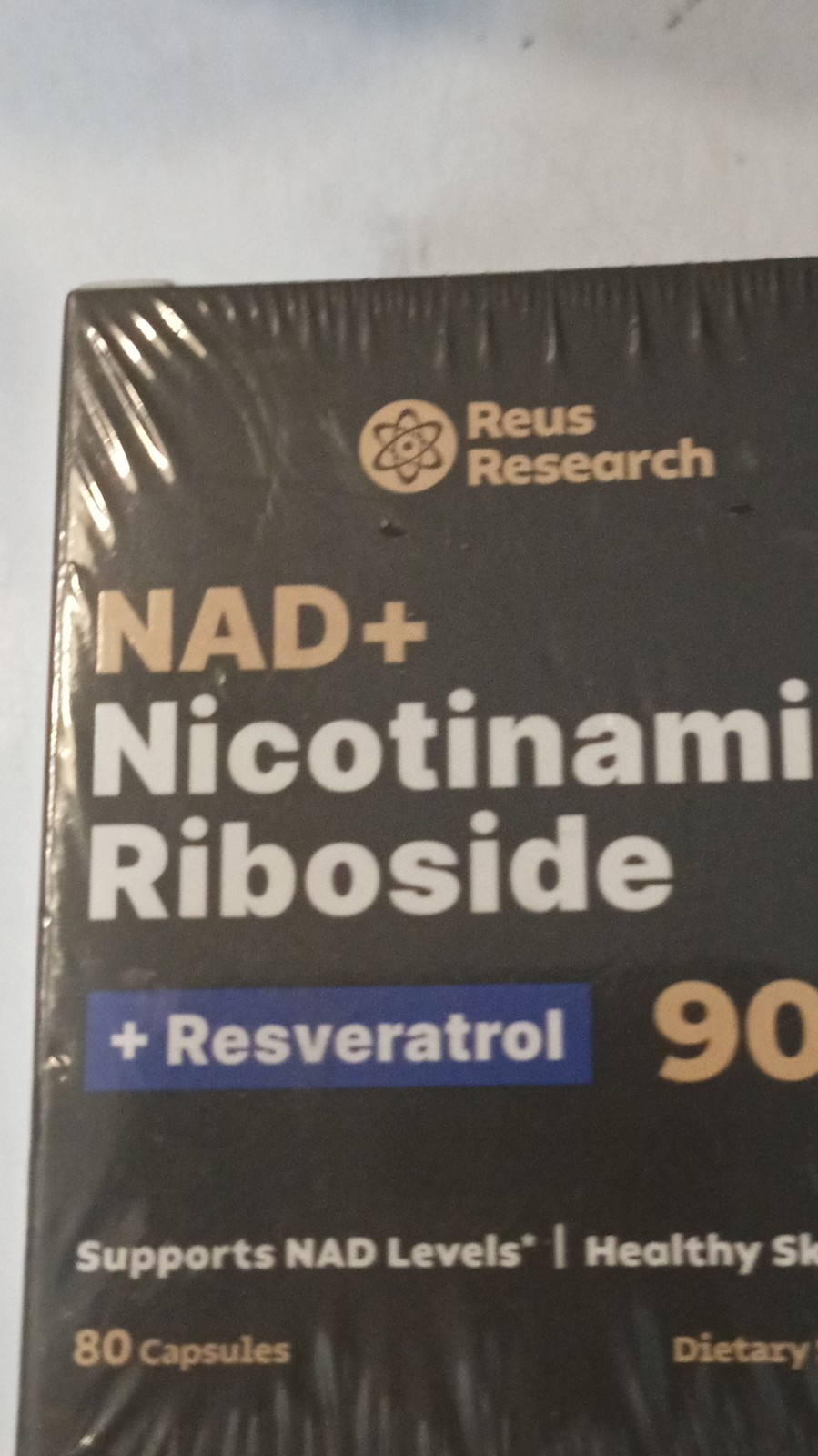 6 PK Reus Research NAD+ Nicotinamide Riboside, Resveratrol, Quercetin Capsules