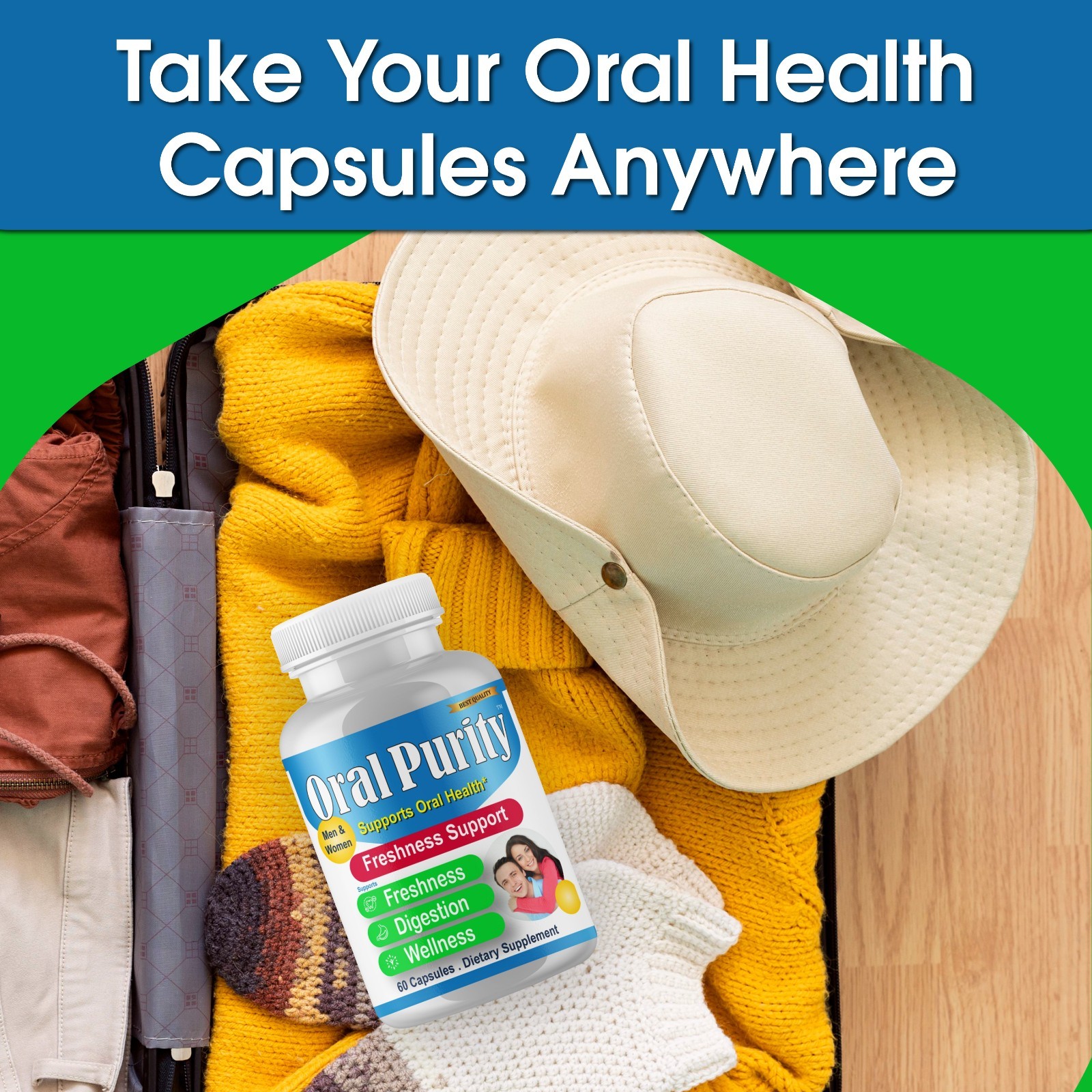 Dental Probiotic for Bad Breath Support, Oral Health Maintenance & Fresh Breath