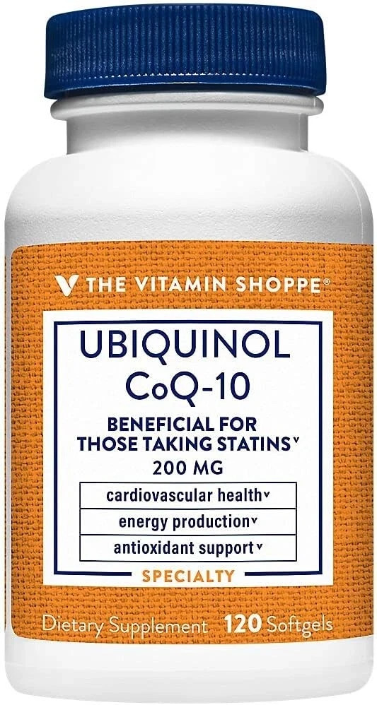 Ubiquinol CoQ-10- Helps Energy Production Supports Cellular 200-MG 120-Softgels