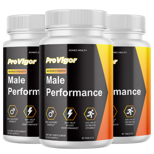 (3 Bottles) Pro Vigor – Male Performance Dietary Supplement 60 Tablets