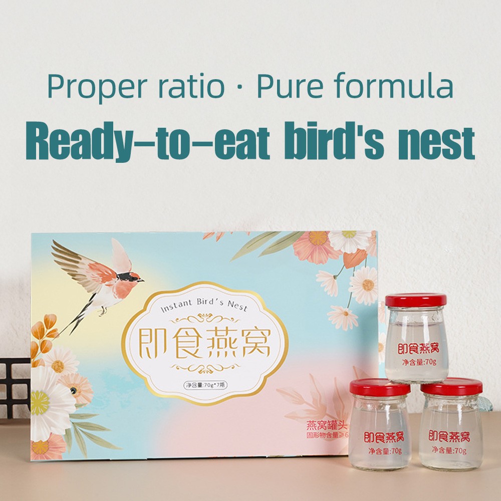Premium ready-to-eat bird’s nest, no additives, natural nutrition