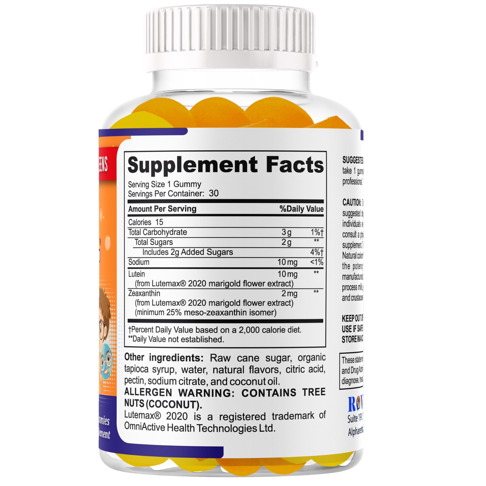 Eye Bright Gummies for Kids & Teens – Vision Support with Lutein & Zeaxanthin