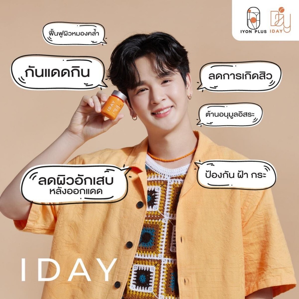 IYON Plus x5 & IDAY x5 Vitamin Dietary Supplement Sunscreen Skin Bright KVKX SET