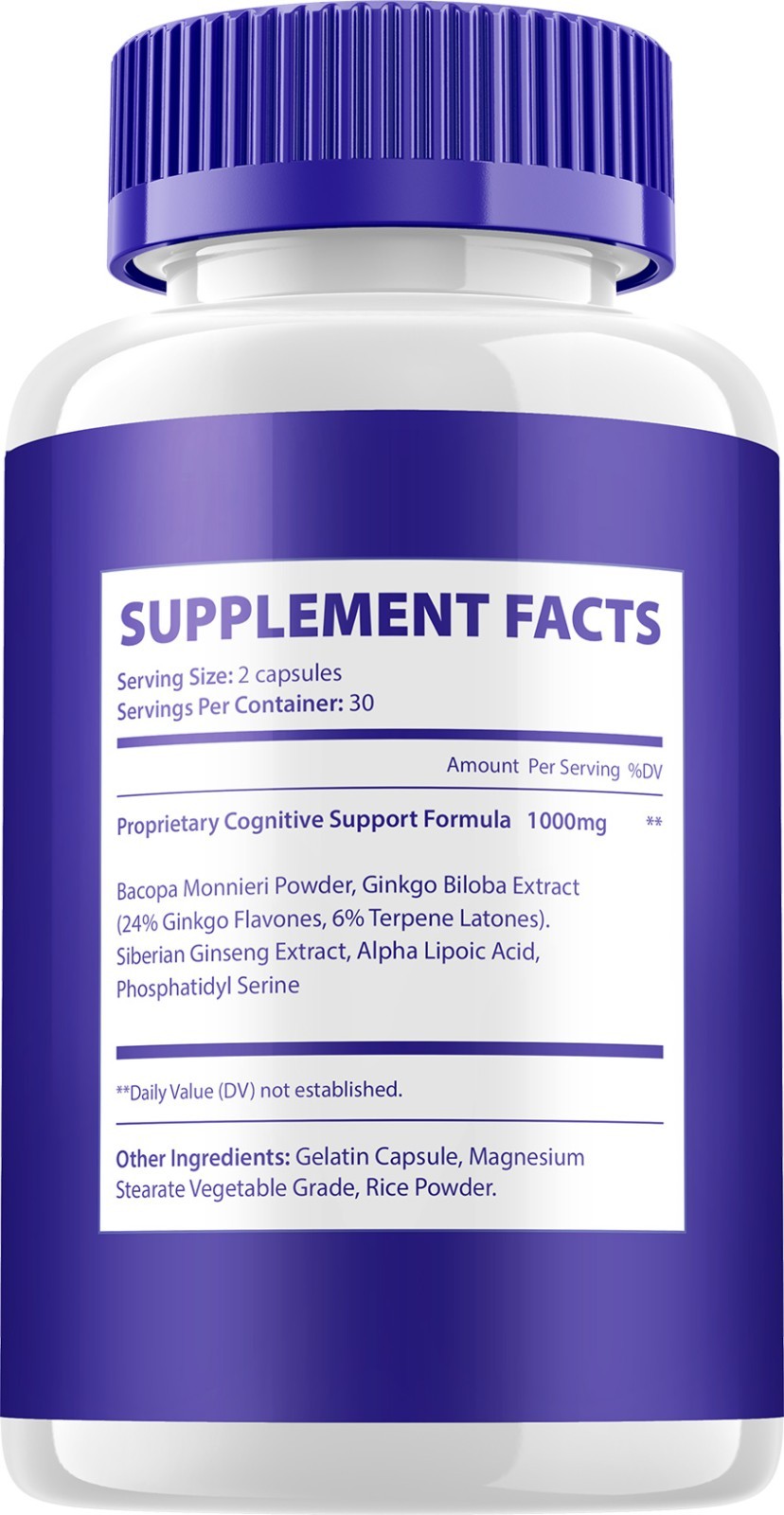 (5 Pack) Memo Vive Supplement Capsules – MemoVive Natural Blend Memory Focus