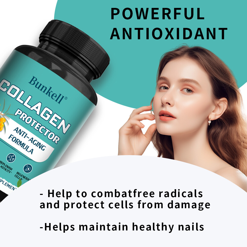 Collagen Protector Anti-Aging Formula Sea Buckthorn Extract Vegan Capsules