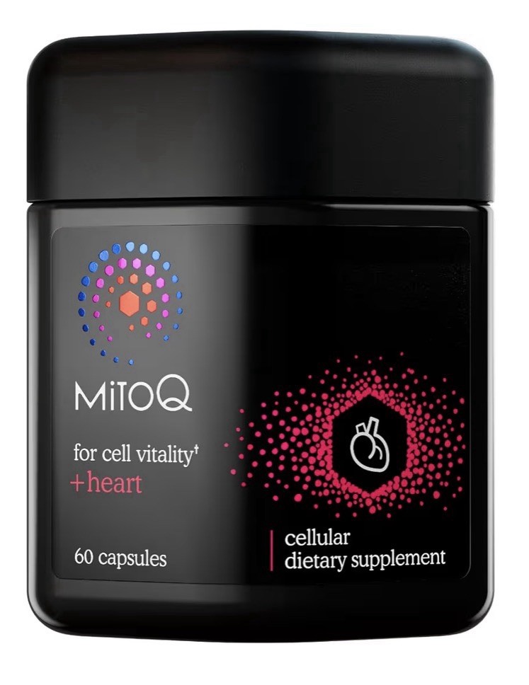 MitoQ For Cell Vitality + Heart Cellular Dietary Supplement Blood Flow 90capsule