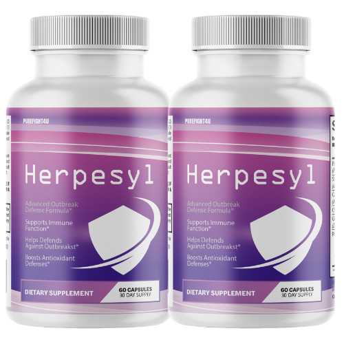 Herpesyl Advanced Defense Formula Dietary Supplement – 2 Bottles