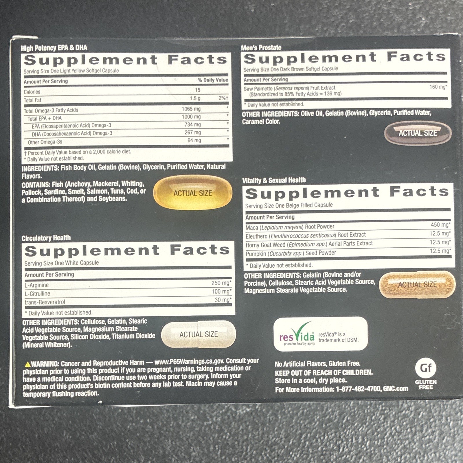 GNC Mega Men Performance & Vitality Vitapak Multivitamin 30 Pk ex 11/26