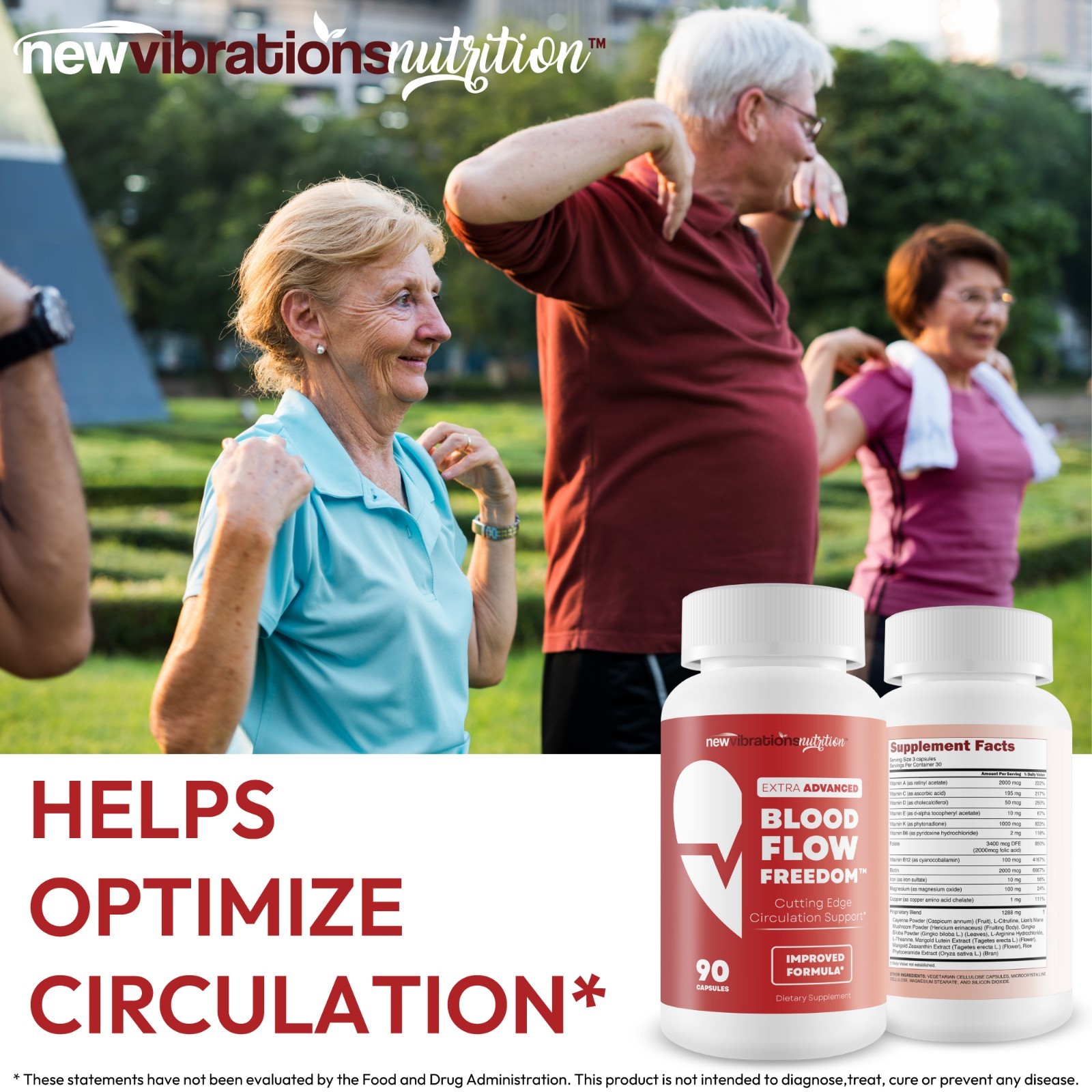 Blood Flow Freedom – Our Best Heart & Blood Circulation Support Supplement