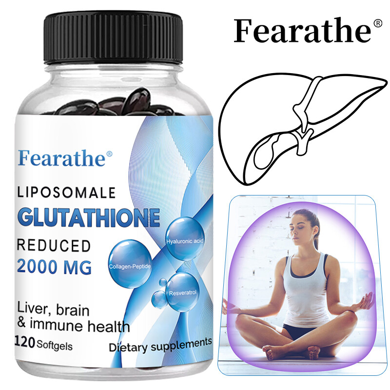 Glutathione Liposome 120 Softgel Liver Dual Effect Antioxidant Immune Health