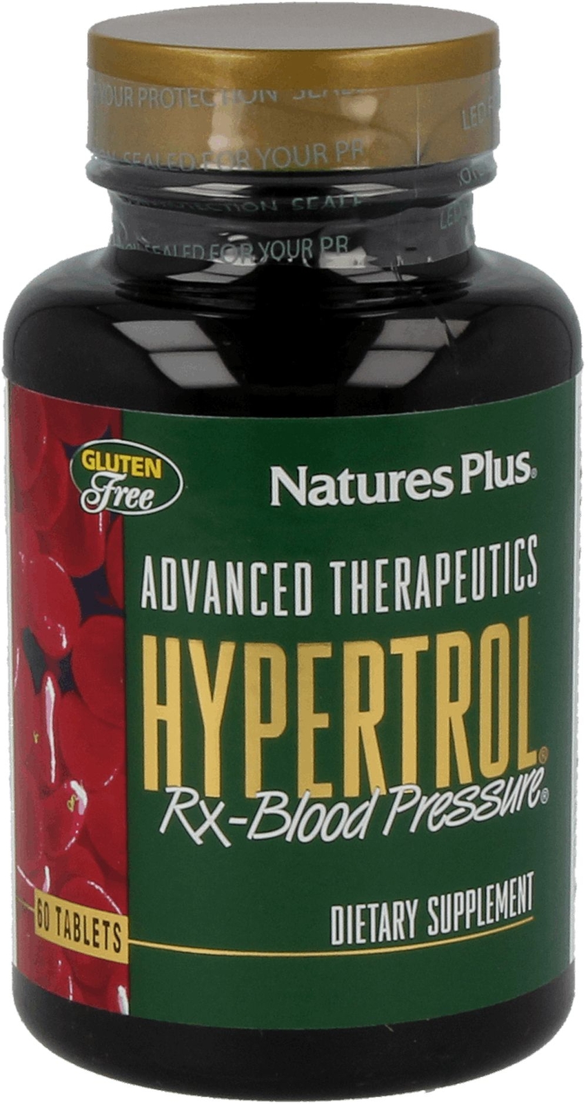 Natures Plus Rx-Blood Pressure Hypertrol – 60 Tablets (£41.64/100g)
