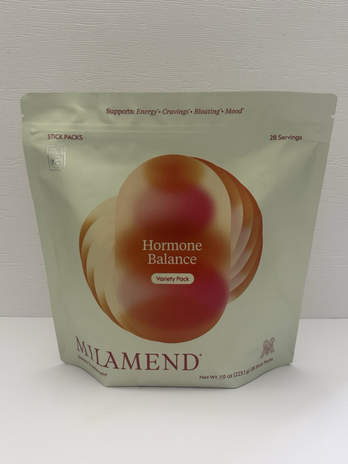 Milamend Hormone Balance Powder Variety Pack PCOS Support Inositol CoQ10 B6