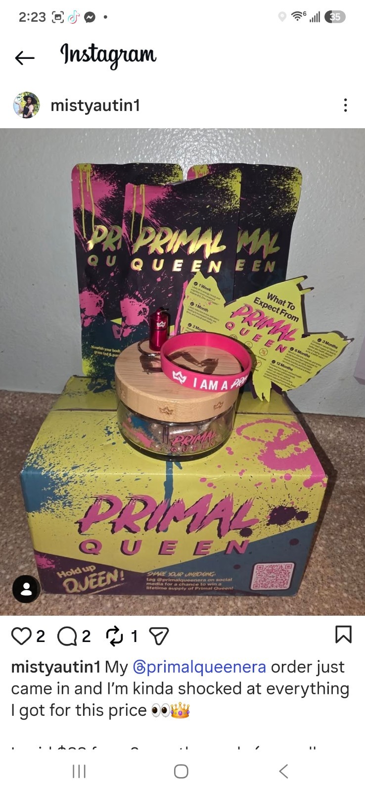 Primal Queen Beef Organ Superfoods Capsules Grass Fed Non GMO 180 ct