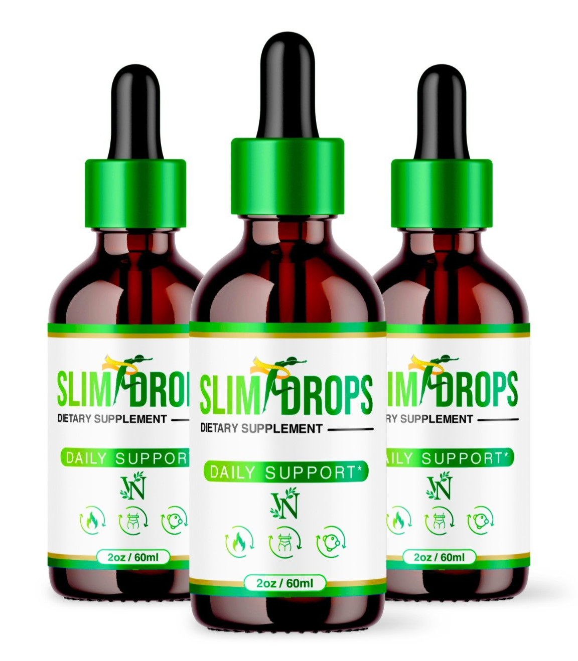 Slim Drops for Weight Loss – Premium SlimDrops Fat-Burning Support (90 servs.)