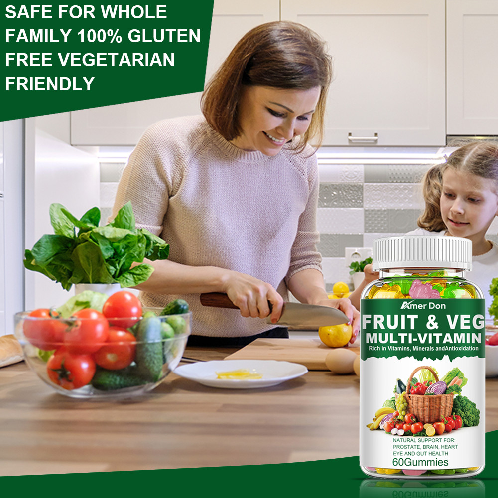 Fruits&Veggies 60 Fruit&Veggie Supplement Gummies Vitamins&Minerals