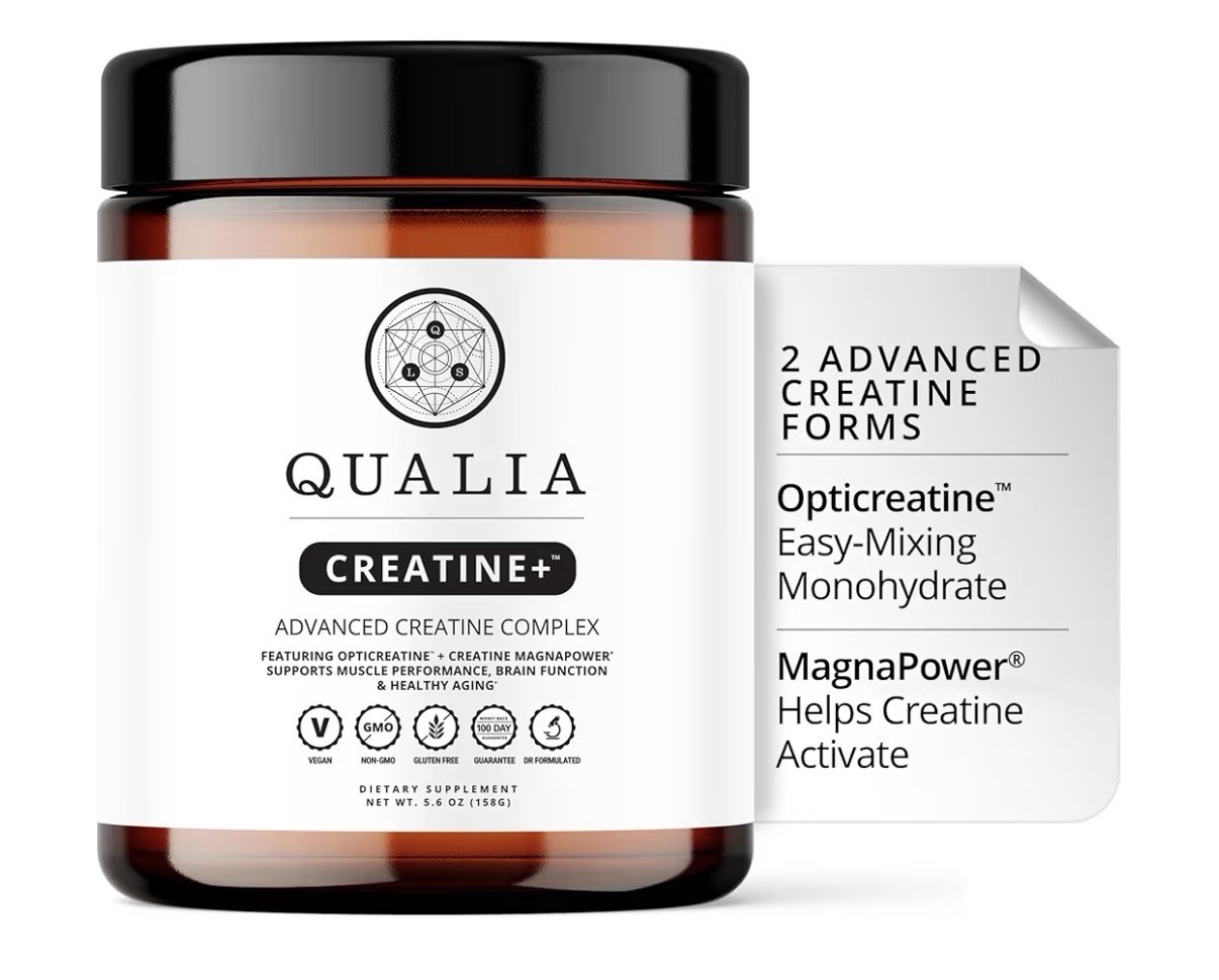 Qualia Creatine+ Advanced Creatine Complex Muscle Performance Health Aging 4.6oz