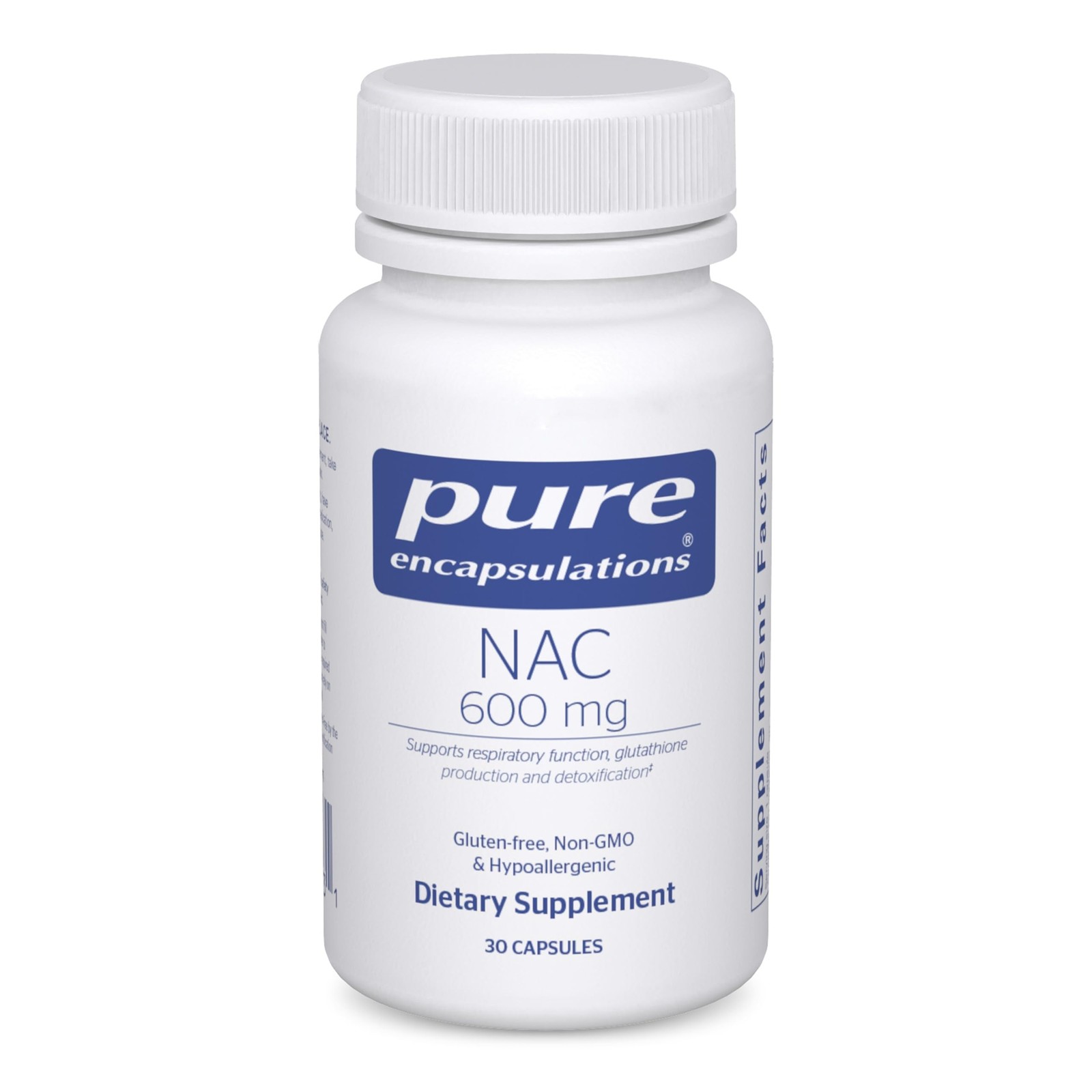 Pure Encapsulations NAC 600 mg – N-Acetyl Cysteine 30 Count (Pack of 1)