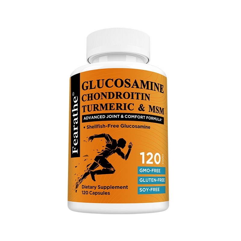 Glucosamin-Chondroitin-Kurkuma- und MSM-Kapseln – Halten Sie die Gelenke gesund