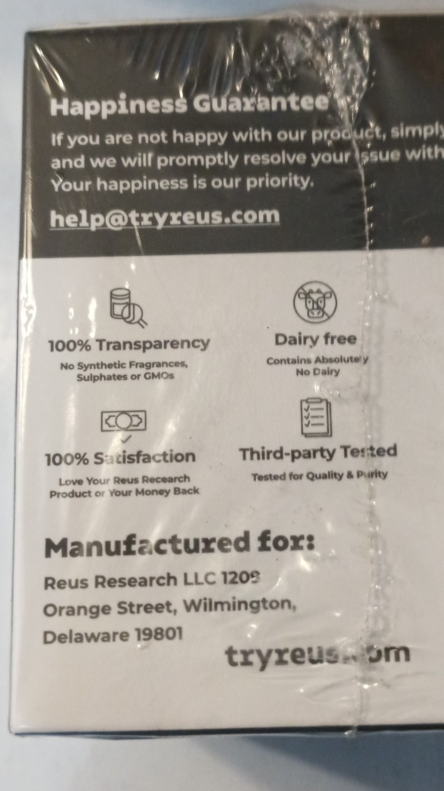 6 PK Reus Research NAD+ Nicotinamide Riboside, Resveratrol, Quercetin Capsules