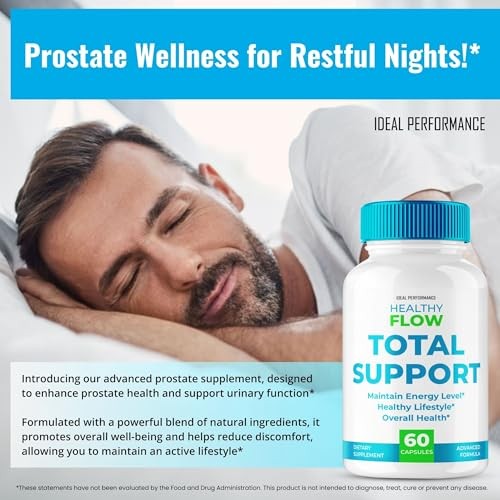 Health Flow Total Support General Wellness Supplement – 180 Capsules (3 Pack)