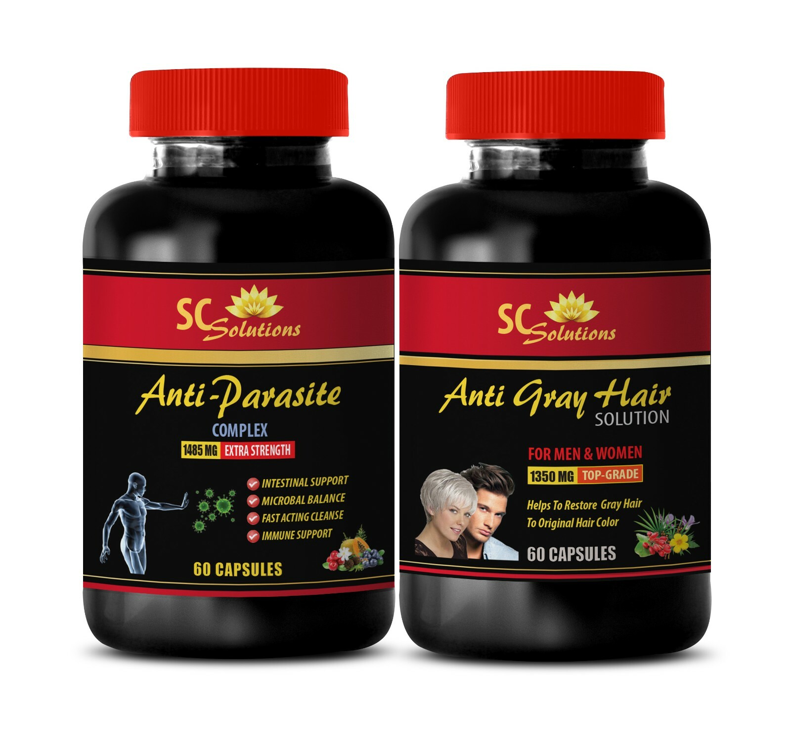 Parasite and candida cleanse – ANTI GRAY HAIR-ANTI PARASITE COMBO- coenzyme q10
